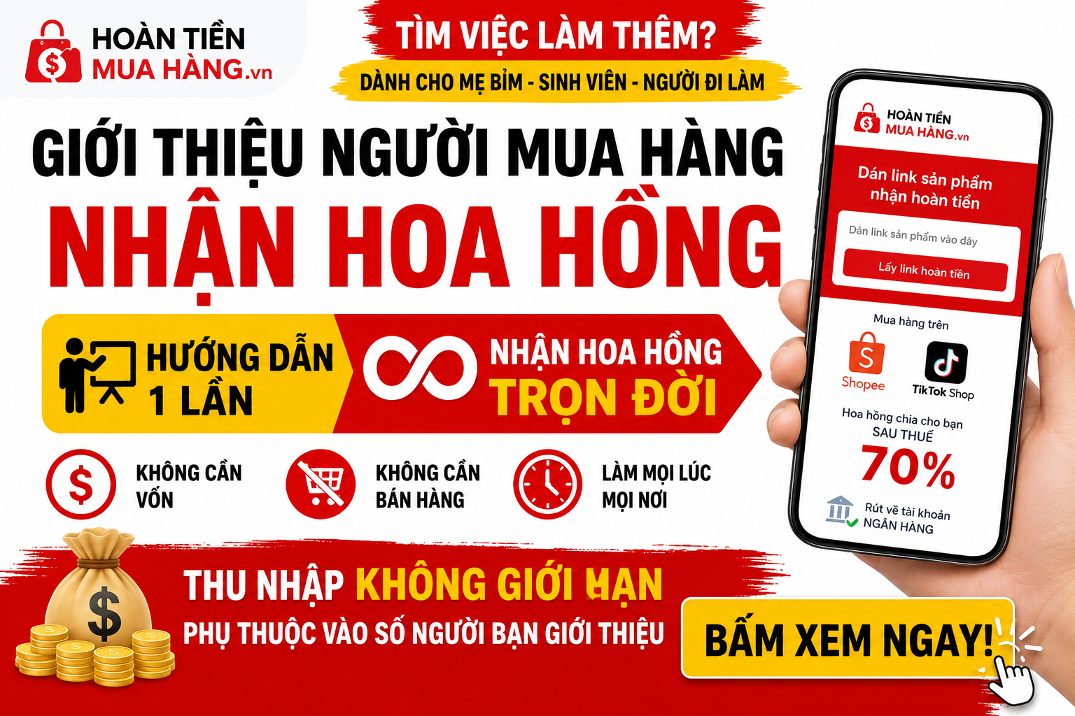 Hoàn tiền mua hàng là gì? Cách hoạt động khi mua sắm trên Shopee và TikTok Shop